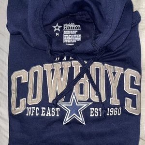 Women’s Navy, Dallas Cowboys hoodie, authentic